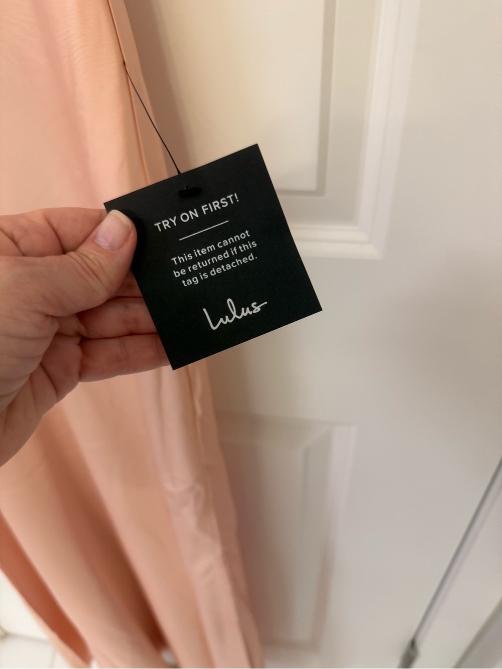 Lulus Satin Peach Maxi Dress High Neck Sleeveless Size XS NWT - Picture 3 of 10